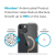 Speck Presidio Perfect-Clear with Glitter + MagSafe - Etui iPhone 14 Plus z powłoką MICROBAN (Clear / Gold Glitter)-4371610