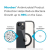 Speck Presidio Perfect-Clear with Impact Geometry + MagSafe - Etui iPhone 14 Plus z powłoką MICROBAN (Clear / Black)-4371675