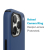 Speck Presidio2 Pro - Etui iPhone 14 Pro z powłoką MICROBAN (Coastal Blue / Black / White)-4371723