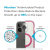 Speck Presidio Perfect-Clear with Impact Geometry + MagSafe - Etui iPhone 14 Pro z powłoką MICROBAN (Clear / Digital Pink)-4371948