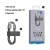 Momax Elite link - Kabel połączeniowy USB do Lightning MFi   elastyczny stojak, 2.4 A, 1 m (Grey)-451416