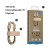 Momax Elite link - Kabel połączeniowy USB do Lightning MFi   elastyczny stojak, 2.4 A, 1 m (Golden)-452226