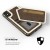 Zizo Nebula Wallet Case - Skórzane etui iPhone X z kieszeniami na karty   saszetka na zamek   szkło 9H na ekran (Dark Brown/Brown)-458988