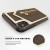 Zizo Nebula Wallet Case - Skórzane etui iPhone X z kieszeniami na karty   saszetka na zamek   szkło 9H na ekran (Dark Brown/Brown)-458990