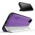 Zizo Retro Series - Etui iPhone Xs/ X z kieszenią na karty   podstawka   szkło 9H na ekran (Purple/Silver)-575846