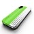 Zizo Retro Series - Etui iPhone Xs / X z kieszenią na karty   podstawka   szkło 9H na ekran (Neon Green/Silver)-575859