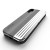 Zizo Retro Series - Etui iPhone Xs / X z kieszenią na karty   podstawka   szkło 9H na ekran (Gray/Silver)-575867