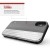 Zizo Retro Series - Etui iPhone Xs / X z kieszenią na karty   podstawka   szkło 9H na ekran (Gray/Silver)-575872