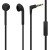 PURO ICON Stereo Earphones - Słuchawki z płaskim kablem z mikrofonem i pilotem (Czarny)-648553