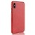Crong Essential Cover - Etui iPhone Xs / X (czerwony)-651321