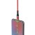 Borofone - kabel ładowania USB-A do micro USB z końcówką magnetyczną i podświetleniem, czerwony-890975