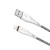 Borofone - kabel USB-A do Lightning z pozłacanym rdzeniem i nylonowym oplotem, 1m biały-891080