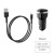 Borofone - ładowarka samochodowa 2x USB kabel Lightning w zestawie, czarny-891390