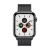 Crong Milano Steel - Pasek ze stali nierdzewnej Apple Watch 38/40 mm (czarny)-940406