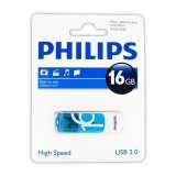 Philips Pendrive USB 2.0 16GB - Vivid Edition (niebieski)-232922